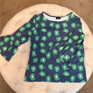 Fun Green and Blue Ladies Top